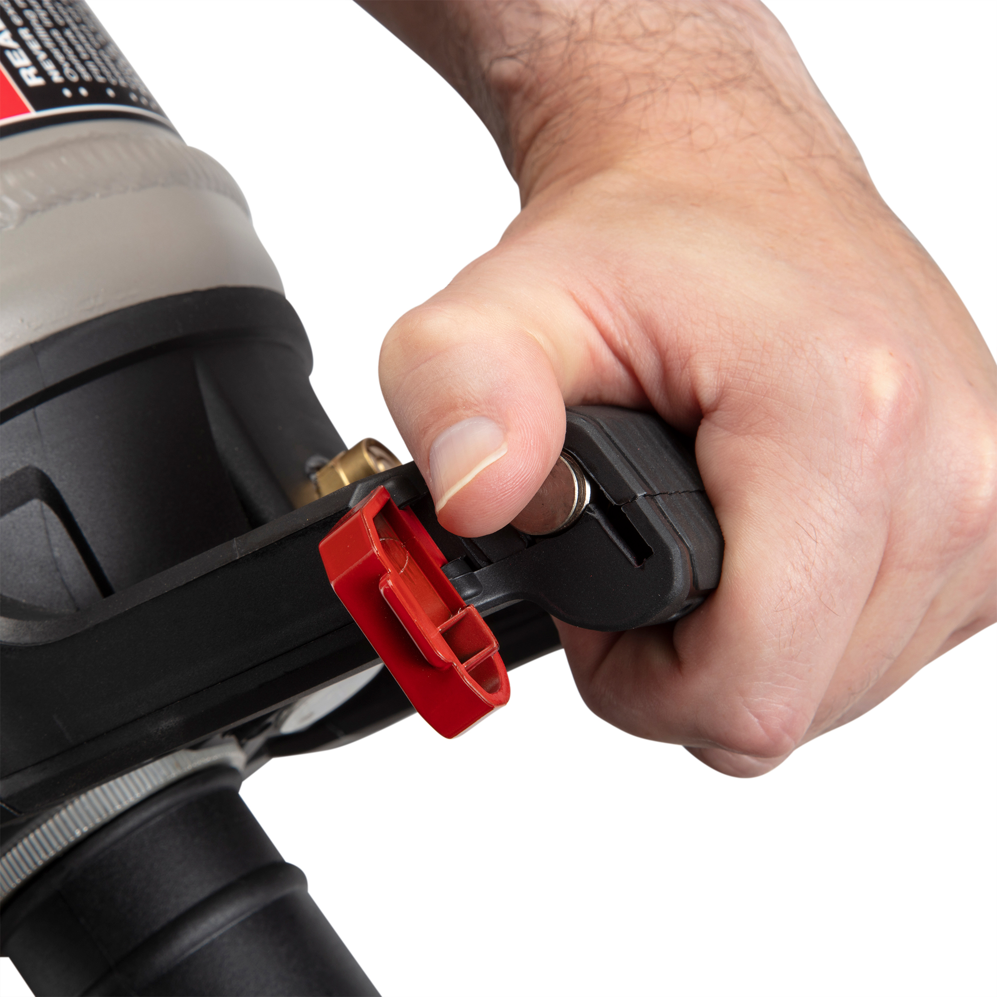 Push-Button Release Through a High-Flow Exhaust