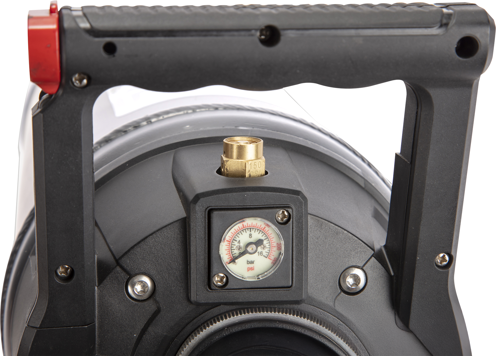 Shop-Air Filling with Pressure in View