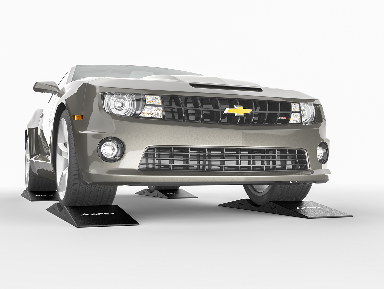 Lightweight Foam Tire-Saver Ramps for Long-Term Vehicle Storage